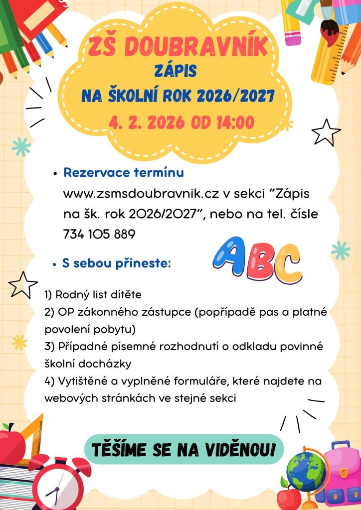 zápis 2026/2027